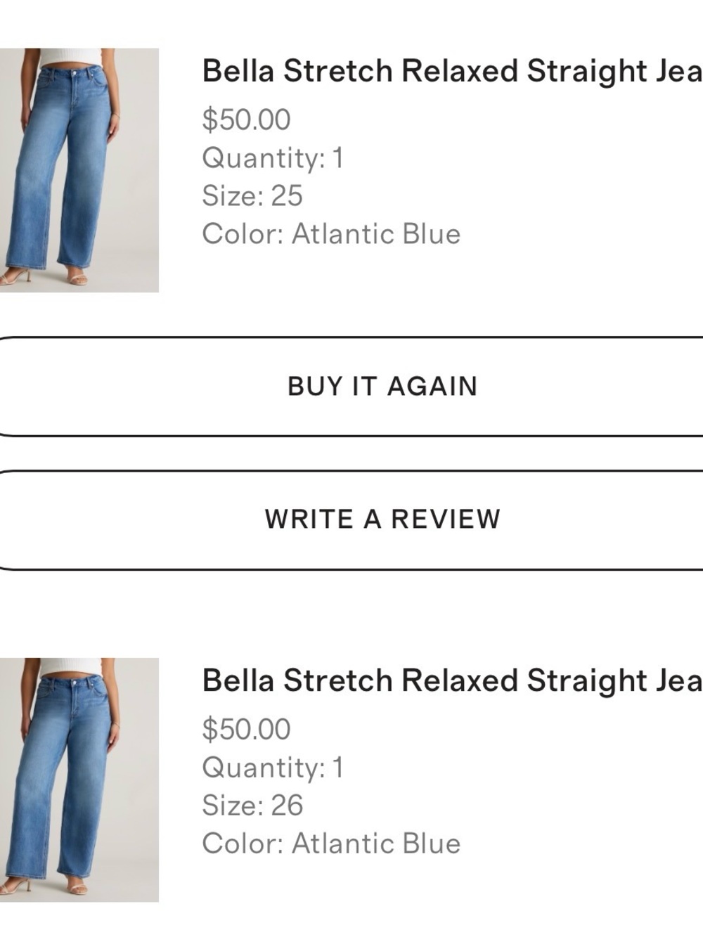 Quince Atlantic Blue High-Rise Stretch Denim Jeans - Picture 5 of 5